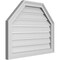 Ekena Millwork Octagonal Top Surface Mount PVC Gable Vent w/ 2"W x 1-1/2"P Brickmould Frame, 28"W x 22"H GVPOT28X2202SF - alternate 5